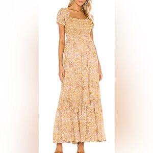 Free People Getaway Floral Maxi- size large